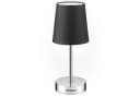 monzana Tischleuchte Lumiere Anthrazit Stoffschirm E14 Bild 2
