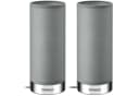 monzana Tischleuchte Poppy Grau 2er Set LED Touch Dimmbar Bild 2