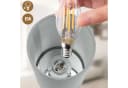 monzana Tischleuchte Poppy Grau 2er Set LED Touch Dimmbar Bild 5