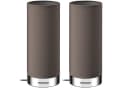 monzana Tischleuchte Poppy 2er Set LED Touch Dimmbar Braun Silber Bild 2