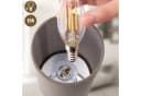 monzana Tischleuchte Poppy 2er Set LED Touch Dimmbar Braun Silber Bild 5