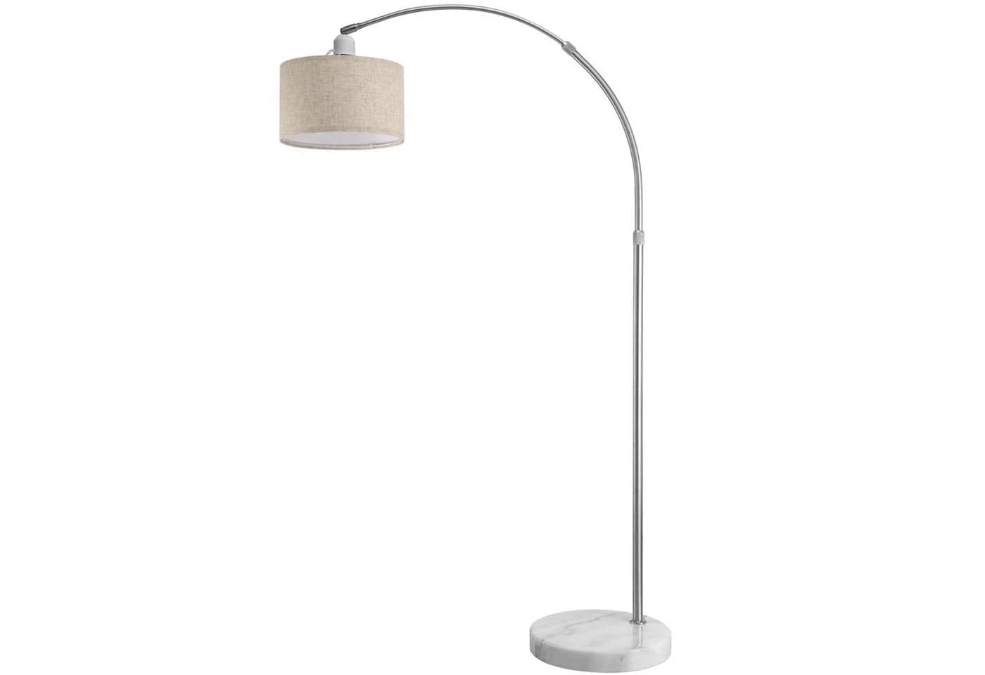 Monzana Bogenstehlampe mit Marmorfuß und verstellbarem Schirm - Bild 2