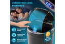 monzana Sensor Mülleimer Schwarz Edelstahl 30L Automatik Bild 4