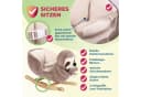 Deuba Schaukeltier Faultier mit Soundmodul und Sicherheitsgurt Bild 3