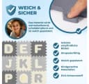 Spielwerk Puzzlematte 86-tlg. Bunt Grau EVA-Schaumstoff Bild 3