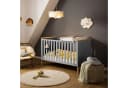 Puckdaddy GmbH Babybett Ida 140x70cm Grau mit herausnehmbaren Sprossen Bild 1
