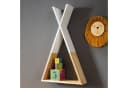 Puckdaddy GmbH Wandregal Hugo Tipi Design Weiß/Natur Bild 2