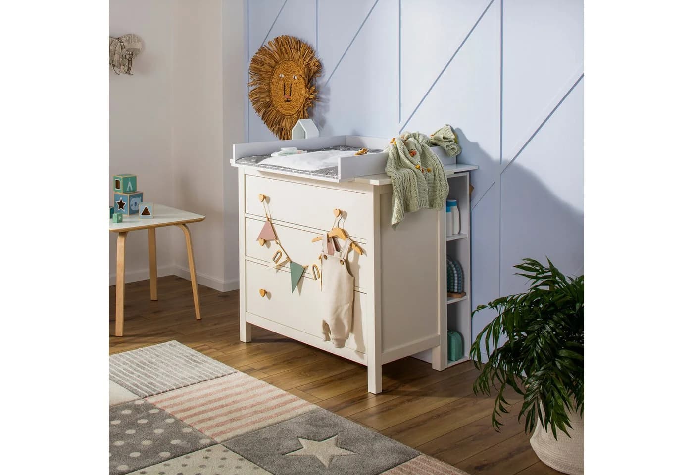 Puckdaddy GmbH Wickelaufsatz Marius für IKEA Hemnes Kommoden