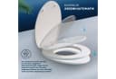 Casaria WC-Sitz mit doppelter Absenkautomatik Weiß MDF Bild 4