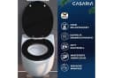 Casaria WC-Sitz mit doppelter Absenkautomatik - Schwarz MDF Bild 1