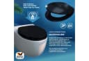 Casaria WC-Sitz mit doppelter Absenkautomatik - Schwarz MDF Bild 3