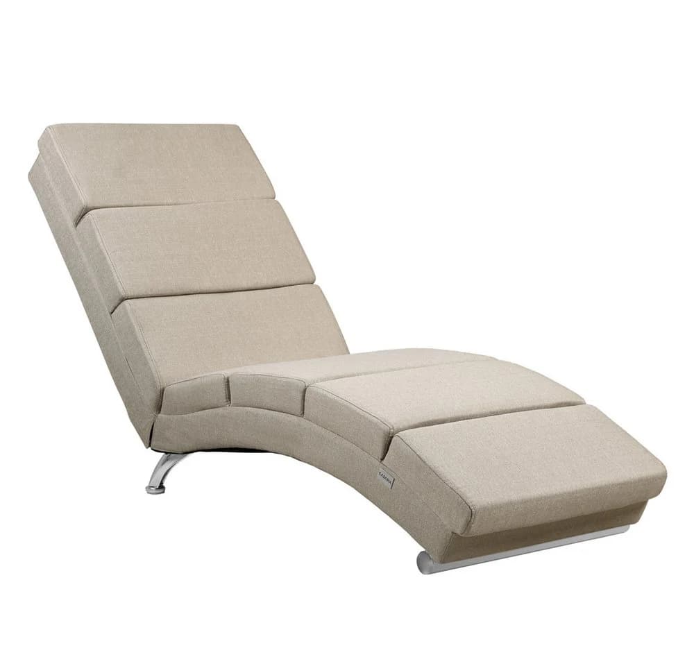 Casaria Relaxliege London Beige Ergonomisch Gepolstert - Bild 2