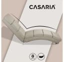 Casaria Relaxliege London Beige Ergonomisch Gepolstert Bild 5