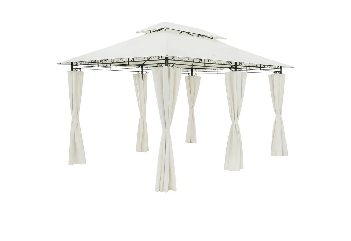 Casaria Pavillon Topas 3x4m UV-Schutz 50+ Metall Seitenwände - Bild 2