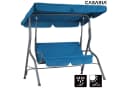 Casaria Hollywoodschaukel 2-Sitzer Atlantik Blau Wetterfest Bild 3