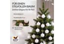 Casaria Weihnachtsbaumkugeln 24-tlg. Ø 6cm Matt Glänzend Glitzernd Bild 1