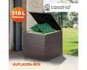 Casaria Auflagenbox 318L Braun Polyrattan mit Gasdruckfeder Bild 1