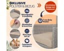 Casaria Gartenstuhl 2er Set Polyrattan Stapelbar mit Auflagen Bild 4