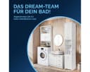 Casaria Badmöbel-Set 3-teilig Weiß - Hochschrank & Unterschrank Bild 1