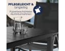 Casaria Garten-Essgruppe WPC Bern 9-tlg. Anthrazit Aluminium Klappbar Bild 5