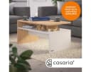 Casaria Couchtisch Sacramento Weiß Modern mit Stauraum Bild 1