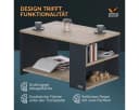 Casaria Couchtisch Santa Cruz Grau mit Stauraum Modern Bild 3