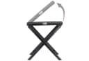 Casaria Gartenstuhl Rom 2er Set Schwarz Polyrattan Klappbar Bild 3