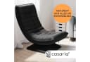 Casaria Relaxsessel Aberdeen Schwarz Verstellbar Drehbar Klappbar Bild 1