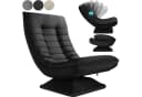 Casaria Relaxsessel Aberdeen Schwarz Verstellbar Drehbar Klappbar Bild 2