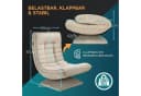 Casaria Relaxsessel Aberdeen Beige 5-fach verstellbar drehbar klappbar Bild 5