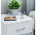 Casaria Nachttisch Kiel 2er Set Weiß Modern Holz Bild 3