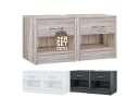Casaria Nachttisch Kiel Modern mit Schublade 2er Set Bild 2