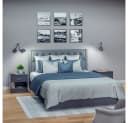 Casaria Nachttisch Kiel Modern Grau mit Schublade Bild 1