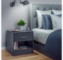 Casaria Nachttisch Kiel Modern Weiß mit Schublade Bild 1