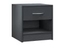 Casaria Nachttisch Kiel Modern Weiß mit Schublade Bild 2