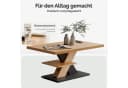 Casaria Couchtisch Detroit Modern Grau mit 2 Ablagen Bild 4