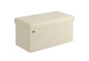 Casaria Sitzbank Cord Beige Faltbar mit Stauraum Bild 2