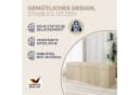 Casaria Sitzbank Cord Beige Faltbar inkl. Boxen 114x38cm 300kg Belastbarkeit Wohnzimmer Bild 3