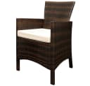 Casaria Garten-Essgruppe Palermo 9-tlg. Polyrattan Akazie Holz Bild 5