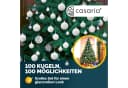Casaria Weihnachtsbaumkugel 100er Set Matt Glänzend Glitzer Bild 1