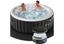 Casaria aufblasbarer Whirlpool 6 Personen Schwarz Grau PVC Bild 2