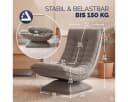 Casaria Relaxsessel Aberdeen Cord Klappbar 150kg Belastbarkeit Bild 3