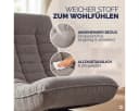 Casaria Relaxsessel Aberdeen Cord Klappbar 150kg Belastbarkeit Bild 5