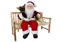 Christmas Paradise Weihnachtsmann Rasmus 45cm sitzend Dekofigur rot Bild 1