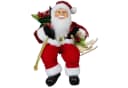 Christmas Paradise Weihnachtsmann Rasmus 45cm sitzend Dekofigur rot Bild 3
