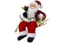Christmas Paradise Weihnachtsmann Rasmus 45cm sitzend Dekofigur rot Bild 4