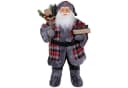 Christmas Paradise Weihnachtsmann Finn Deko Figur grau-rot Bild 1