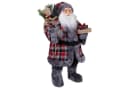 Christmas Paradise Weihnachtsmann Finn Deko Figur grau-rot Bild 2