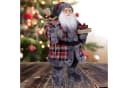 Christmas Paradise Weihnachtsmann Finn Deko Figur grau-rot Bild 5
