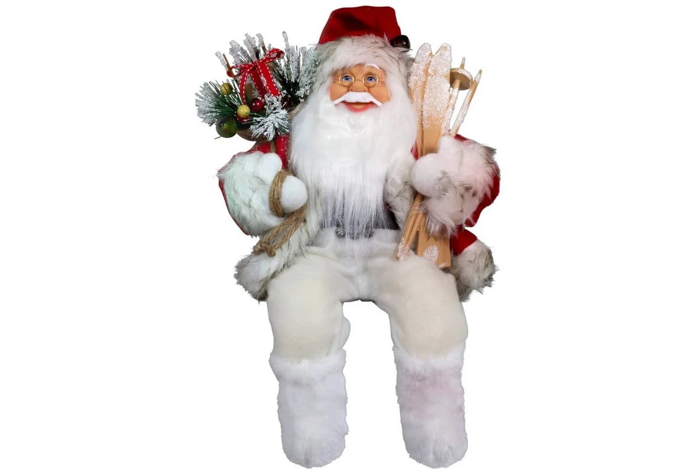 Weihnachtliche Dekofigur Rot-Weiß